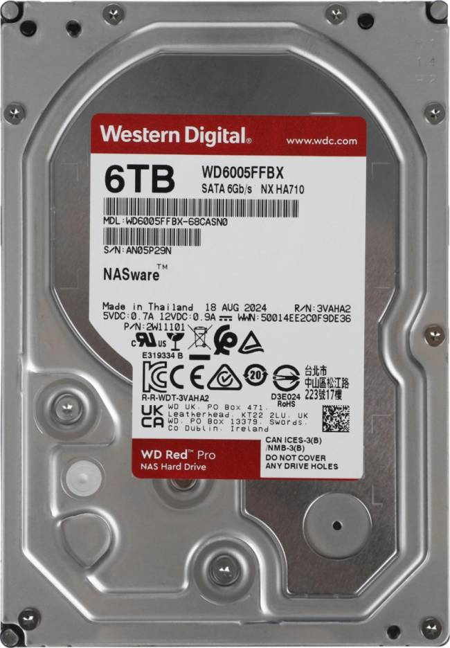Жесткий диск WD WD6005FFBX — для бизнеса и офиса Жесткий диск WD WD6005FFBX — для бизнеса и офиса