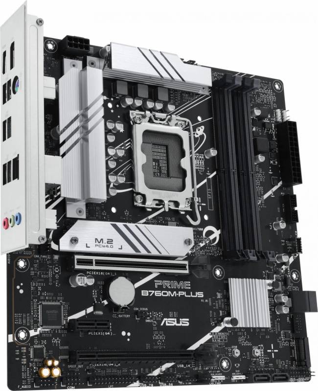 Материнская плата ASUS PRIME B760M-PLUS — для бизнеса и офиса Материнская плата ASUS PRIME B760M-PLUS — для бизнеса и офиса