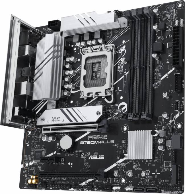 Материнская плата ASUS PRIME B760M-PLUS — для бизнеса и офиса Материнская плата ASUS PRIME B760M-PLUS — для бизнеса и офиса
