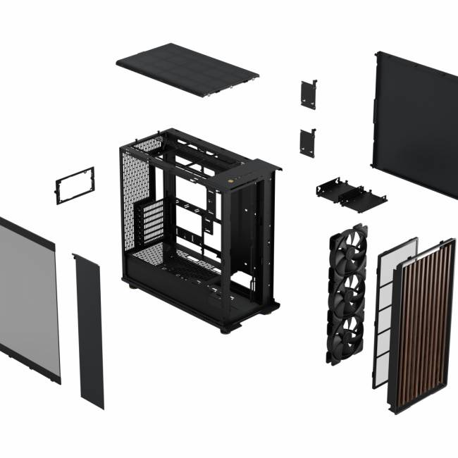 Корпус ПК без блока питания Fractal FD-C-NOR1X-05 — для бизнеса и офиса Корпус ПК без блока питания Fractal FD-C-NOR1X-05 — для бизнеса и офиса