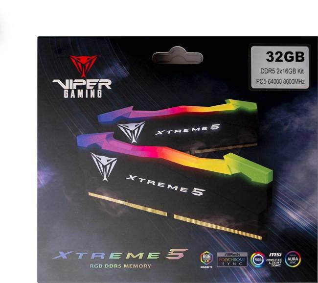 Память DDR5 2x16Gb 8000MHz Patriot PVXR532G80C38K — для бизнеса и офиса Память DDR5 2x16Gb 8000MHz Patriot PVXR532G80C38K — для бизнеса и офиса