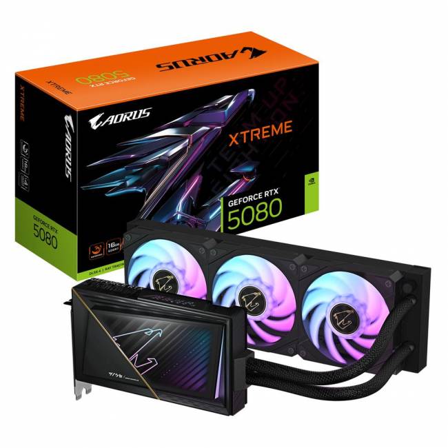 Видеокарта Gigabyte GV-N5080AORUSX W-16GD — для бизнеса и офиса