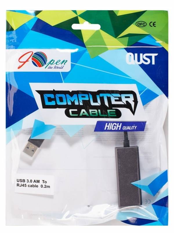 Кабель-переходник USB 3.0 (Am) --> LAN RJ-45 1000 Mbps, Alum Shell, iOpen (Aopen/Qust) <ADU312M> VCOM ADU312M — для бизнеса и офиса Кабель-переходник USB 3.0 (Am) --> LAN RJ-45 1000 Mbps, Alum Shell, iOpen (Aopen/Qust) <ADU312M> VCOM ADU312M — для бизнеса и офиса