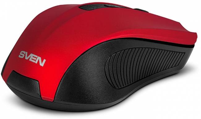 Беспроводная мышь SVEN RX-350W красная (5+1кл. 600-1400DPI, SoftTouch, блист) Sven RX-350W — для бизнеса и офиса Беспроводная мышь SVEN RX-350W красная (5+1кл. 600-1400DPI, SoftTouch, блист) Sven RX-350W — для бизнеса и офиса