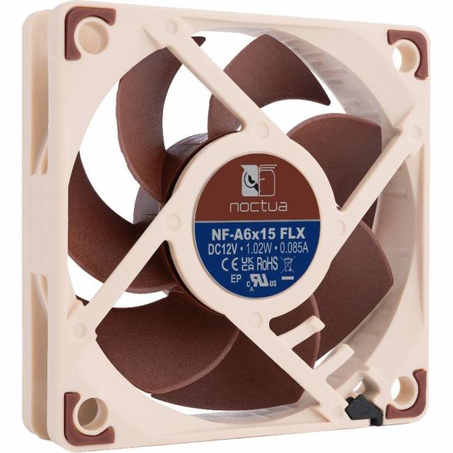 Кулер для корпуса Noctua NF-A6x15 FLX — для бизнеса и офиса Кулер для корпуса Noctua NF-A6x15 FLX — для бизнеса и офиса