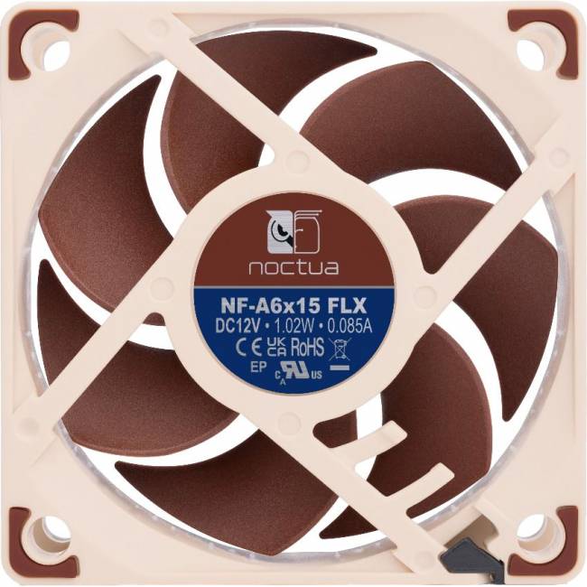 Кулер для корпуса Noctua NF-A6x15 FLX — для бизнеса и офиса Кулер для корпуса Noctua NF-A6x15 FLX — для бизнеса и офиса