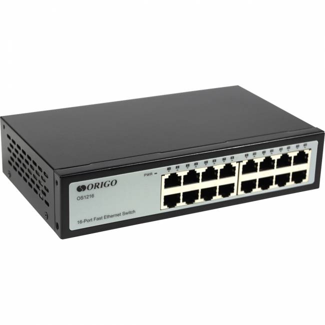 Коммутатор Origo OS1216/A1A — для бизнеса и офиса Коммутатор Origo OS1216/A1A — для бизнеса и офиса