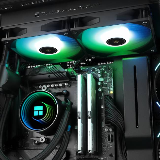 Водяное охлаждение для процессора Thermalright F-NOTTE-240-BL-ARGB — для бизнеса и офиса Водяное охлаждение для процессора Thermalright F-NOTTE-240-BL-ARGB — для бизнеса и офиса