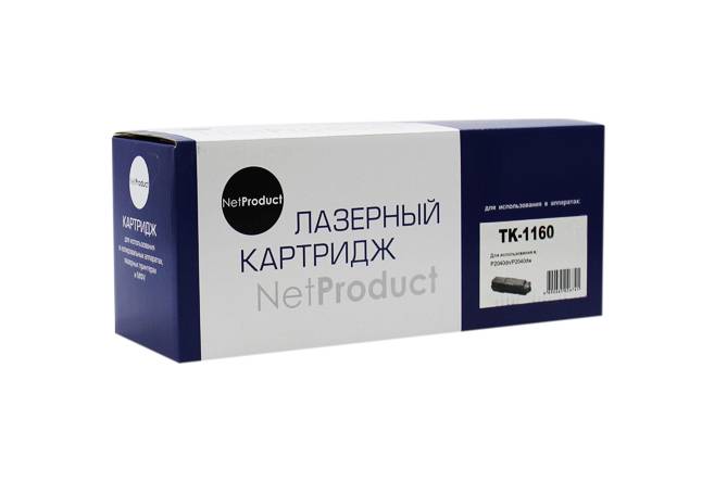 Тонер-картридж NetProduct (N-TK-1160) для Kyocera P2040dn/P2040dw, 7,2K, с чипом — для бизнеса и офиса Тонер-картридж NetProduct (N-TK-1160) для Kyocera P2040dn/P2040dw, 7,2K, с чипом — для бизнеса и офиса