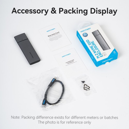 Корпус для SSD Vention USB 3.1 Gen 2-C M.2 NVMe Серый Vention KPGH0 — для бизнеса и офиса