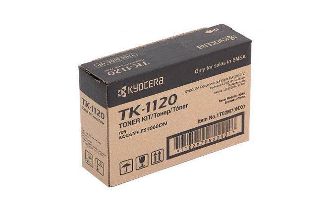 Картридж TK-1120 Kyocera FS-1060DN/1025MFP/1125MFP, 3К (O) 1T02M70NX0 — для бизнеса и офиса Картридж TK-1120 Kyocera FS-1060DN/1025MFP/1125MFP, 3К (O) 1T02M70NX0 — для бизнеса и офиса