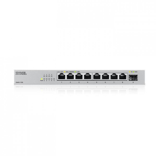 Коммутатор Zyxel XMG-108-ZZ0101F — для бизнеса и офиса
