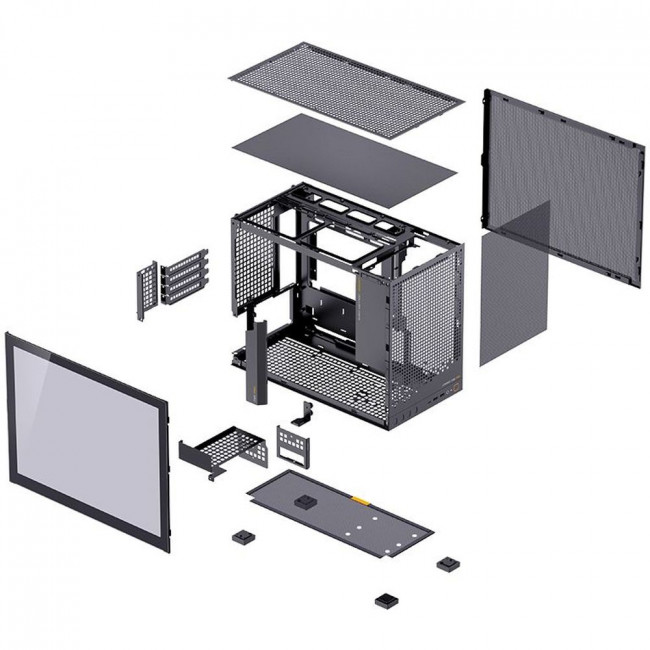 Корпус без блока питания JONSBO D32 PRO BLACK — для бизнеса и офиса