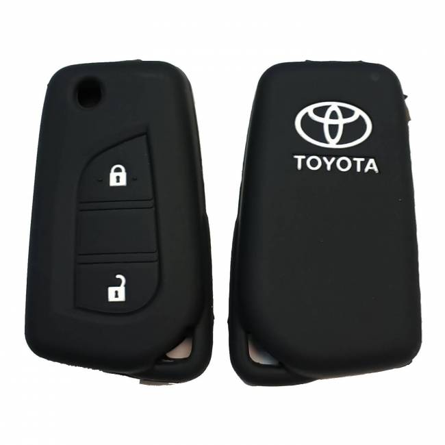 Чехол силиконовый выкидного ключа TOYOTA 2 кнопки (с лого) — для бизнеса и офиса Чехол силиконовый выкидного ключа TOYOTA 2 кнопки (с лого) — для бизнеса и офиса
