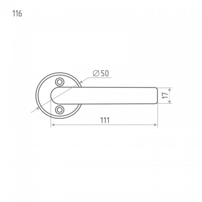 Ручка для финских дверей 116 матовое золото — для бизнеса и офиса Ручка для финских дверей 116 матовое золото — для бизнеса и офиса