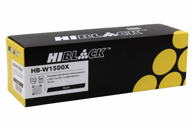 Картридж Hi-Black (HB-W1500X) для HP LJ M111/141, 2K — для бизнеса и офиса Картридж Hi-Black (HB-W1500X) для HP LJ M111/141, 2K — для бизнеса и офиса