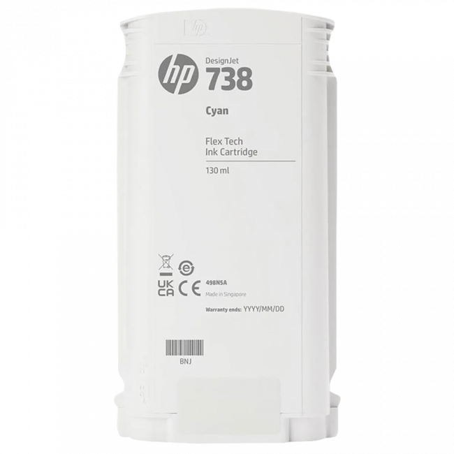 Картридж Картридж HP 738 498N5A 130-ml Cyan DesignJet Ink Cartridge — для бизнеса и офиса
