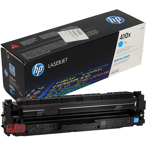 Тонер-картридж HP 410X Cyan Original LaserJet Toner Cartridge (CF411X) — для бизнеса и офиса