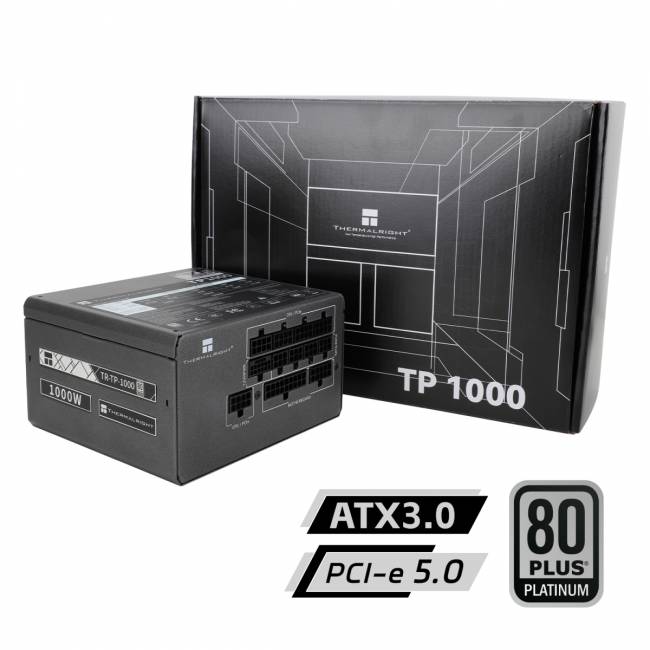 Блок питания 1000W Thermalright, 1000W 80+ Platinum TR-TP 1000 — для бизнеса и офиса Блок питания 1000W Thermalright, 1000W 80+ Platinum TR-TP 1000 — для бизнеса и офиса