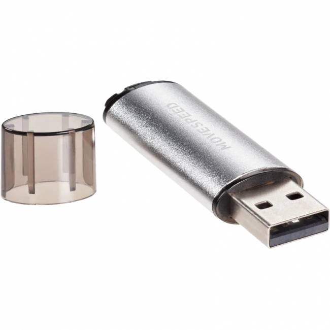 USB2.0 64GB Move Speed M1 серебро Move Speed 64GB M1 (M1-64G) — для бизнеса и офиса