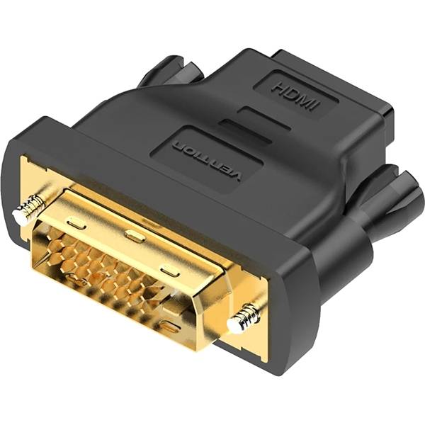 Адаптер-переходник Vention DVI 24+1 M/ HDMI 19F Адаптер-переходник Vention DVI 24+1M/HDMI 19F (ECDB0) — для бизнеса и офиса Адаптер-переходник Vention DVI 24+1 M/ HDMI 19F Адаптер-переходник Vention DVI 24+1M/HDMI 19F (ECDB0) — для бизнеса и офиса