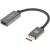 Кабель-переходник DP --> HDMI-F 0.2m , серый металлик, оплетка, 4K@60Hz, Telecom (TA560) Кабель-переходник Telecom DisplayPort M/HDMI F (TA560) — для бизнеса и офиса Кабель-переходник DP --> HDMI-F 0.2m , серый металлик, оплетка, 4K@60Hz, Telecom (TA560) Кабель-переходник Telecom DisplayPort M/HDMI F (TA560) — для бизнеса и офиса