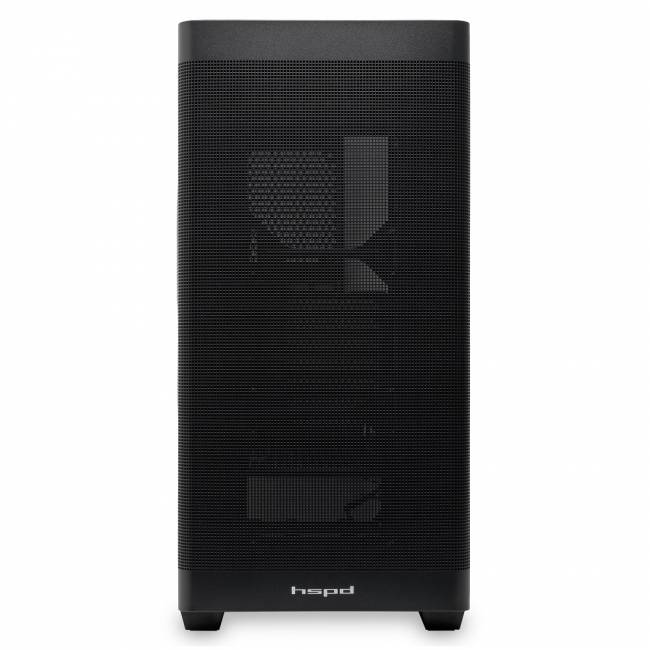 Корпус без блока питания HSPD M740-TGBK — для бизнеса и офиса Корпус без блока питания HSPD M740-TGBK — для бизнеса и офиса