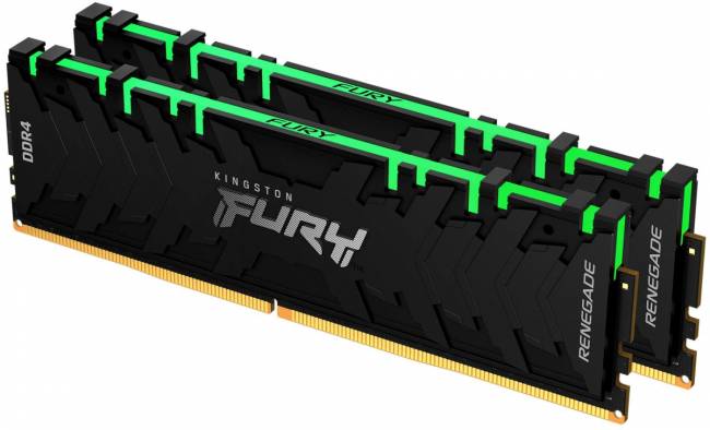 Память оперативная Kingston FURY Renegade RGB KF446C19RBAK2/16 — для бизнеса и офиса Память оперативная Kingston FURY Renegade RGB KF446C19RBAK2/16 — для бизнеса и офиса
