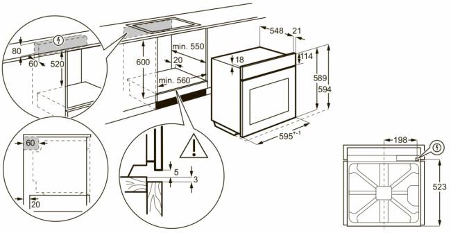 Встраиваемая электрическая духовка ELECTROLUX ELECTROLUX EOF5F70X — для бизнеса и офиса Встраиваемая электрическая духовка ELECTROLUX ELECTROLUX EOF5F70X — для бизнеса и офиса