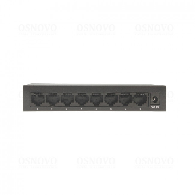 Коммутатор неуправляемый OSNOVO SW-8F — для бизнеса и офиса