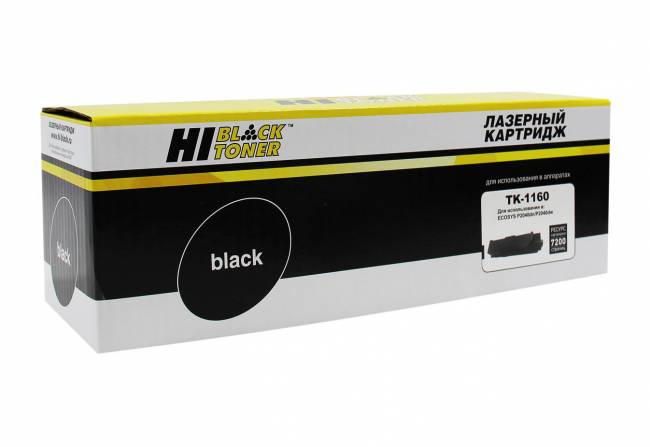 Тонер-картридж Hi-Black (HB-TK-1160) для Kyocera P2040dn/P2040dw, 7,2K, с чипом — для бизнеса и офиса Тонер-картридж Hi-Black (HB-TK-1160) для Kyocera P2040dn/P2040dw, 7,2K, с чипом — для бизнеса и офиса