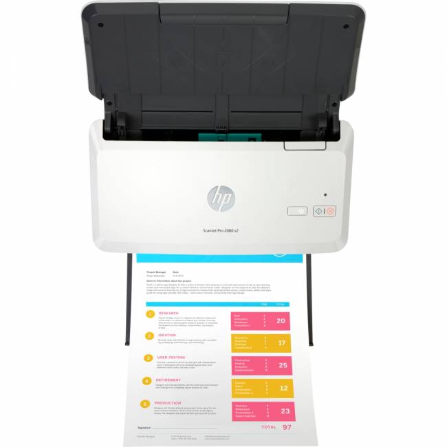 Сканер HP ScanJet Pro 2000 s2 (6FW06A) — для бизнеса и офиса Сканер HP ScanJet Pro 2000 s2 (6FW06A) — для бизнеса и офиса