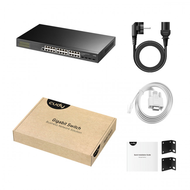 Коммутатор Cudy GS2024S2 — для бизнеса и офиса