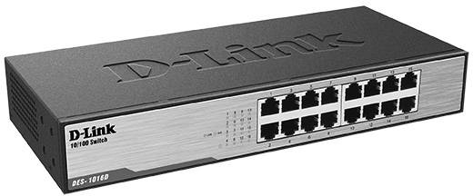 Коммутатор D-Link DES-1016D/H1A — для бизнеса и офиса Коммутатор D-Link DES-1016D/H1A — для бизнеса и офиса