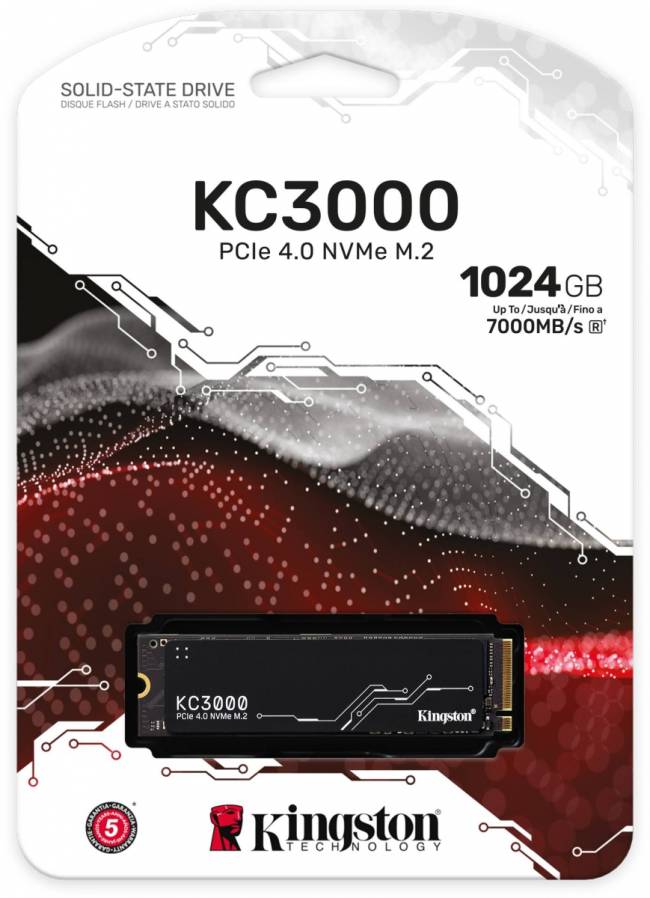 Твердотельный накопитель Kingston SSD KC3000 SKC3000S/1024G — для бизнеса и офиса