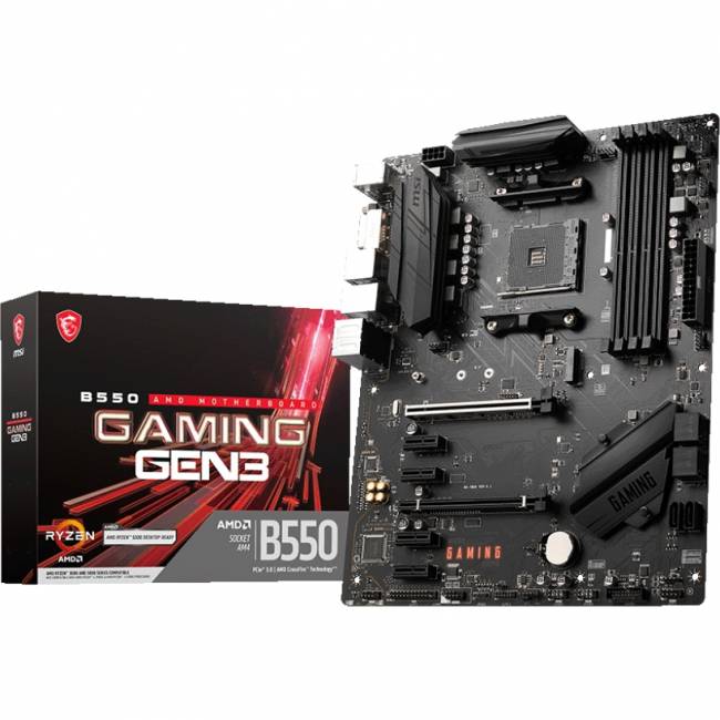 Материнская плата MSI B550 GAMING GEN3 — для бизнеса и офиса Материнская плата MSI B550 GAMING GEN3 — для бизнеса и офиса