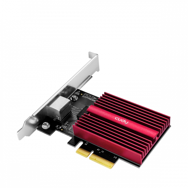 Адаптер PCI-E Cudy PE10G — для бизнеса и офиса Адаптер PCI-E Cudy PE10G — для бизнеса и офиса