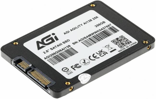 Накопитель SSD AGI TECHNOLOGY CO., LTD AGI256G06AI138 — для бизнеса и офиса Накопитель SSD AGI TECHNOLOGY CO., LTD AGI256G06AI138 — для бизнеса и офиса