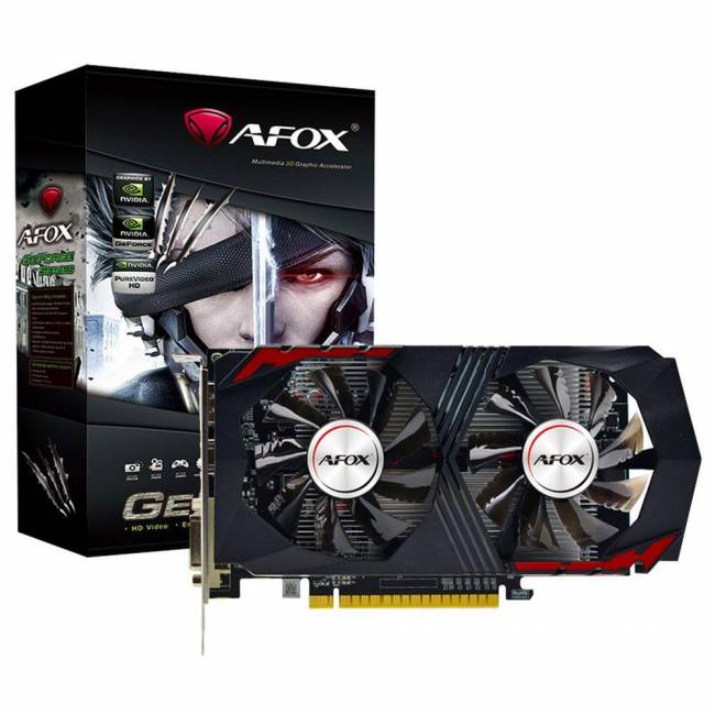 Видеокарта AFOX CORPORATION AF1050TI-4096D5H2-V6 — для бизнеса и офиса Видеокарта AFOX CORPORATION AF1050TI-4096D5H2-V6 — для бизнеса и офиса