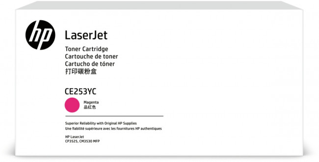 Тонер-картридж HP 504Y Magenta LaserJet Contract Toner Cartridge (CE253YC) — для бизнеса и офиса