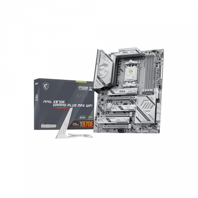 Материнская плата MSI MAG X870E GAMING PLUS MAX WIFI — для бизнеса и офиса Материнская плата MSI MAG X870E GAMING PLUS MAX WIFI — для бизнеса и офиса