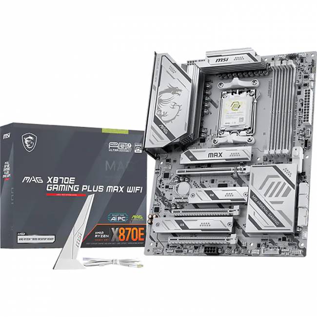 Материнская плата MSI MAG X870E GAMING PLUS MAX WIFI — для бизнеса и офиса Материнская плата MSI MAG X870E GAMING PLUS MAX WIFI — для бизнеса и офиса