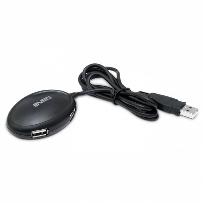 USB-концентратор SVEN HB-401, black SVEN HB-401 Black — для бизнеса и офиса USB-концентратор SVEN HB-401, black SVEN HB-401 Black — для бизнеса и офиса