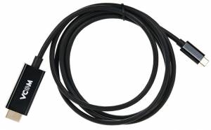 Кабель-адаптер USB 3.1 Type-Cm --> HDMI A(m) 3840x2160@30Hz, 1m VCOM <CU423C> Telecom USB 3.1 Type-CM --> HDMI A(m)