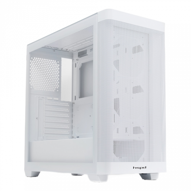 Корпус без блока питания HSPD M740-TGWH — для бизнеса и офиса Корпус без блока питания HSPD M740-TGWH — для бизнеса и офиса