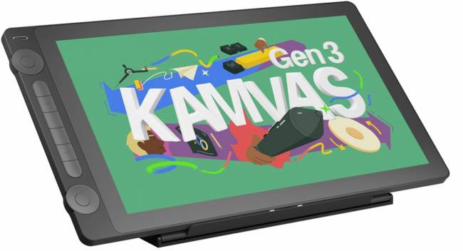 Интерактивный дисплей Хайон (Huion) KAMVAS 16 Gen 3 Black — для бизнеса и офиса Интерактивный дисплей Хайон (Huion) KAMVAS 16 Gen 3 Black — для бизнеса и офиса