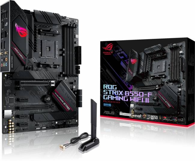 Материнская плата ASUS ROG STRIX B550-F GAMING WIFI I — для бизнеса и офиса Материнская плата ASUS ROG STRIX B550-F GAMING WIFI I — для бизнеса и офиса