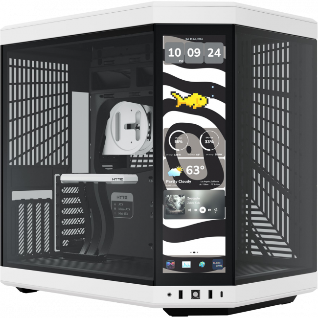 Корпус без блока питания HYTE Y70 Touch Infinite (CS-HYTE-Y70TTI-WB) — для бизнеса и офиса Корпус без блока питания HYTE Y70 Touch Infinite (CS-HYTE-Y70TTI-WB) — для бизнеса и офиса