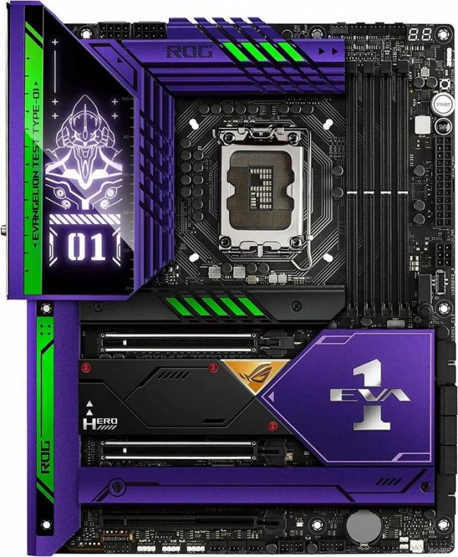 Материнская плата ASUS ROG MAXIMUS Z690 HERO EVA — для бизнеса и офиса Материнская плата ASUS ROG MAXIMUS Z690 HERO EVA — для бизнеса и офиса