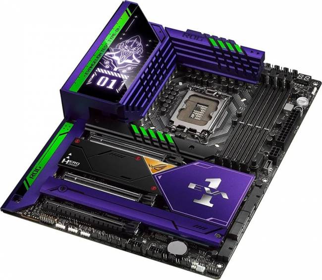 Материнская плата ASUS ROG MAXIMUS Z690 HERO EVA — для бизнеса и офиса Материнская плата ASUS ROG MAXIMUS Z690 HERO EVA — для бизнеса и офиса